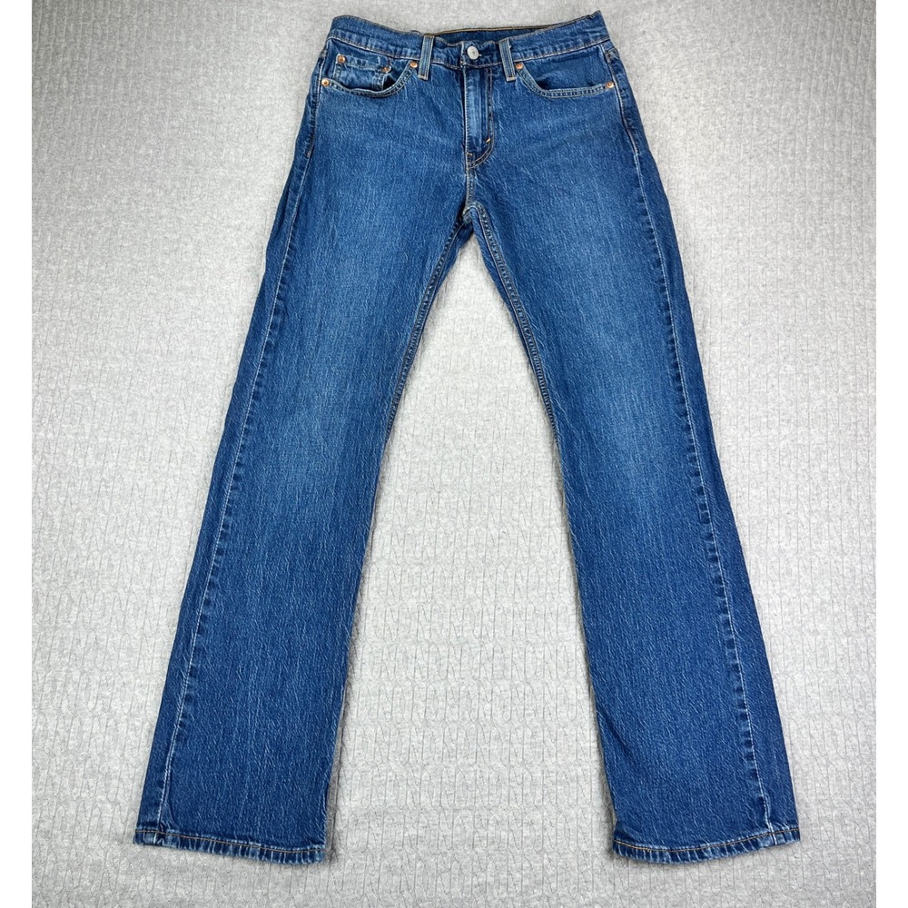 Levis 527 Slim Bootcut Jeans Men/Youth 29x32 Fits 28x31 Blue Medium Wash